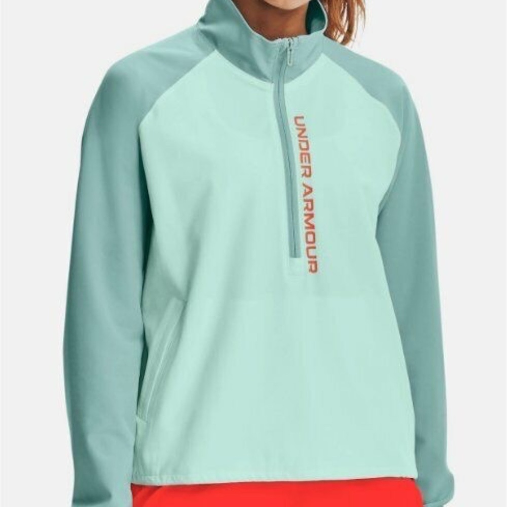 Under Armour Women's UA RECOVER 1/2 Zip Crew Windbreaker Jacket, Size XS